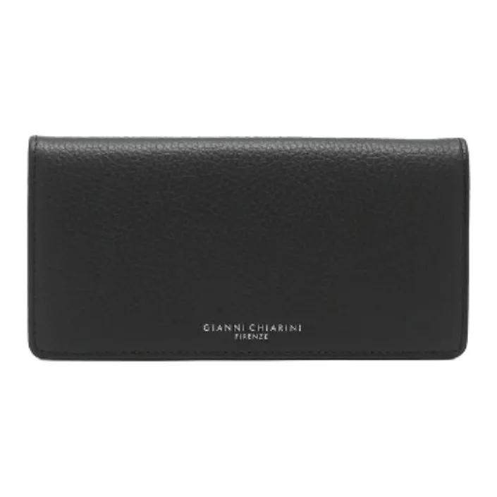 GIANNI CHIARINI Leather Wallet Women's Black-0