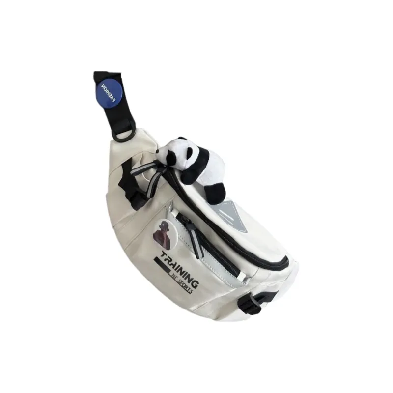361° Nylon Fabric Bag Medium Size Unisex White-0