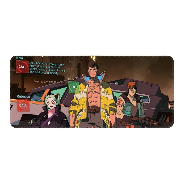 DANYIN Edge Walker Extra Large Men's Anime Gaming Computer Table Mat Cyberpunk Office Desk Cushion Mouse Pads-15