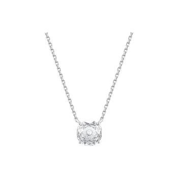 Abyb Charming 1.35 Carat/925 Sterling Silver/Synthetic Cubic Zirconia Necklaces Women's