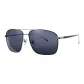 Silver Frame with Gray Lens