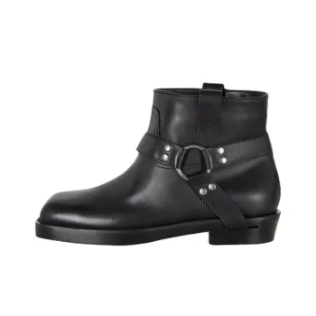 BALMAIN Ankle Boots Men's Black