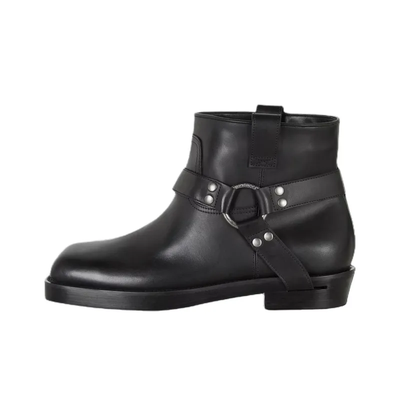 BALMAIN Ankle Boots Men's Black-0