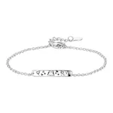 925 Sterling Silver Cat and Dog Diary Women's Bracelet