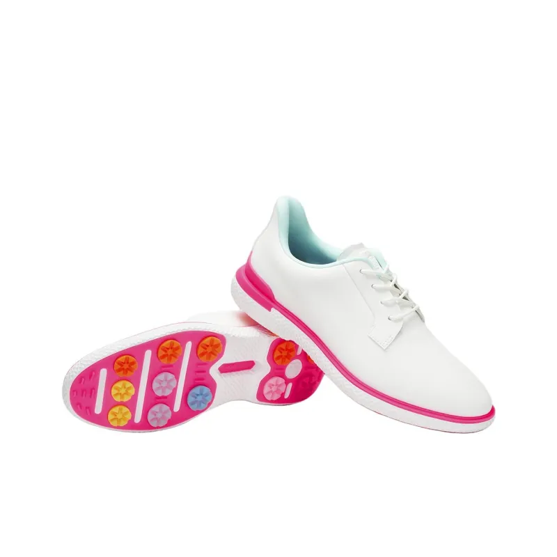 GFORE Slip Resistant, Abrasion Resistant, Waterproof Low Top Golf Shoes Women's White-3