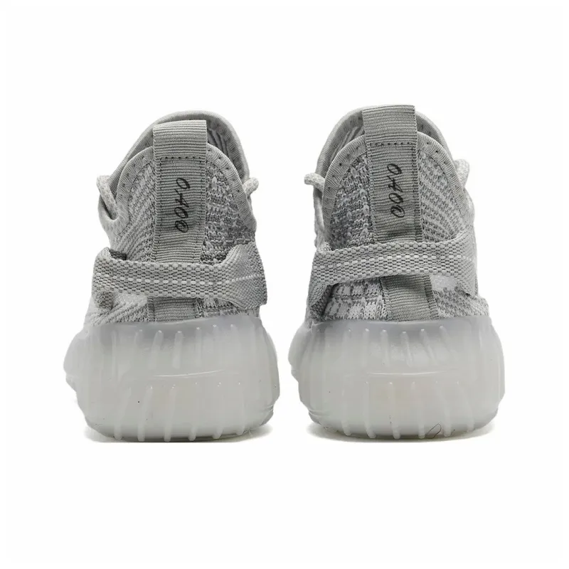 OAOQ Cushioning Height Increasing Abrasion Resistant Lightweight Slip Resistant Low Top Casual Shoes Unisex-6