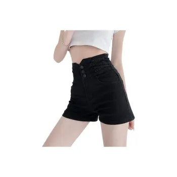 HTHK Denim Shorts Women's Black