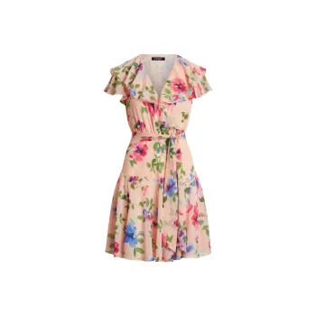 Polo Ralph Lauren Short Sleeved Dress Women's Pink