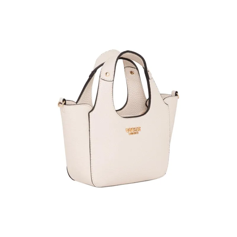 GUESS Artificial Leather Tote Bag, Shopping Bag, Combo Bag, Handbag Women's White-2