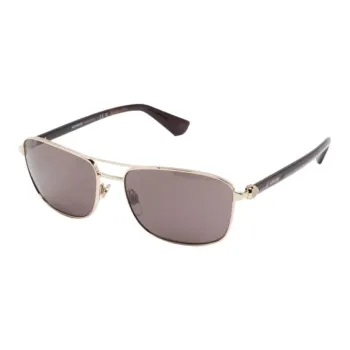 Burberry Metal Aviator Sunglasses Men's Gold