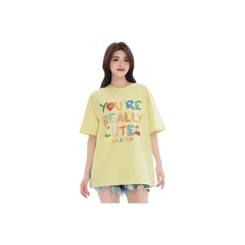 LALABOBO Drop Shoulder Sleeve T Shirt Women's