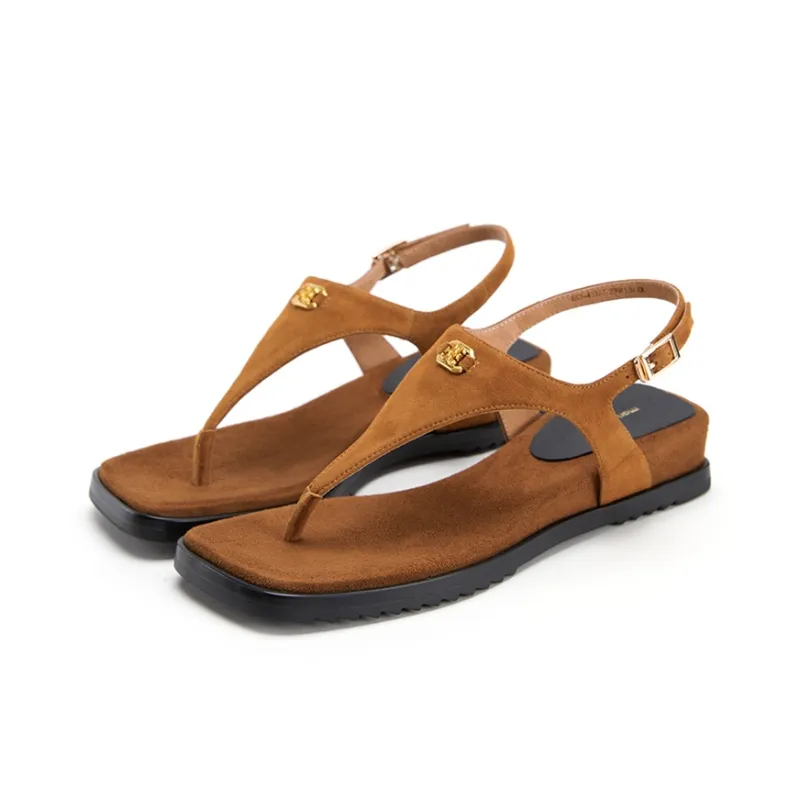 Marie Claire One Strap Sandals Women's Brown-1
