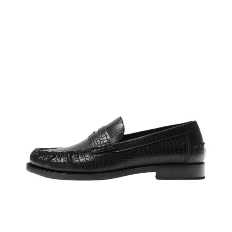 ZARA Loafers Men Black-0