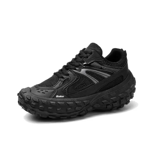BAKE Slip Resistant, Abrasion Resistant, Lightweight Low Top Chunky Sneakers Men's