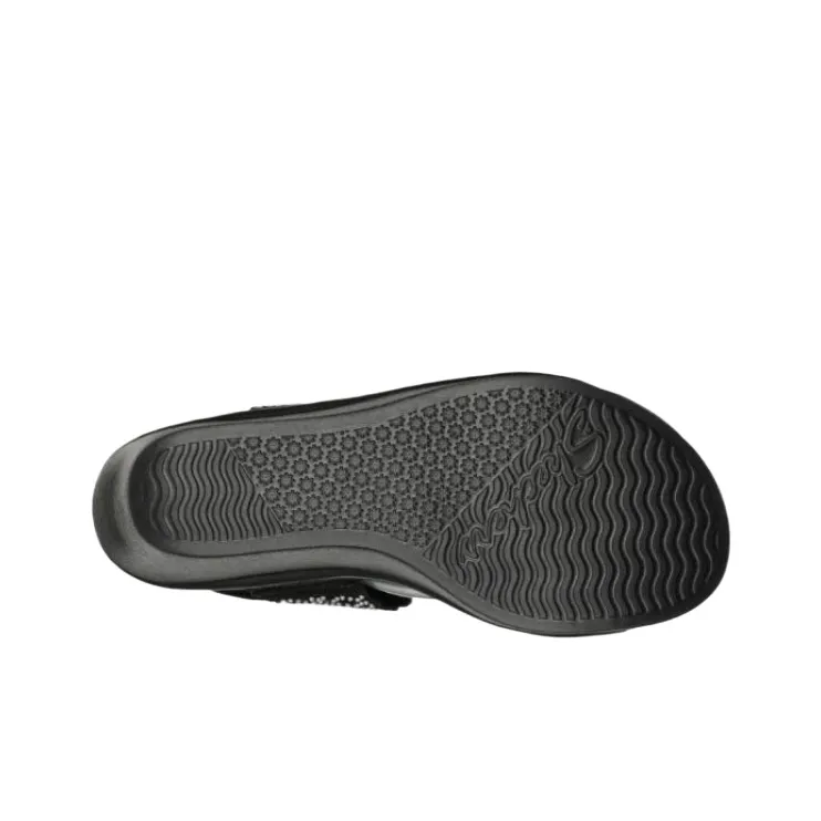Skechers Rumble On One Strap Sandals Women's Black-4
