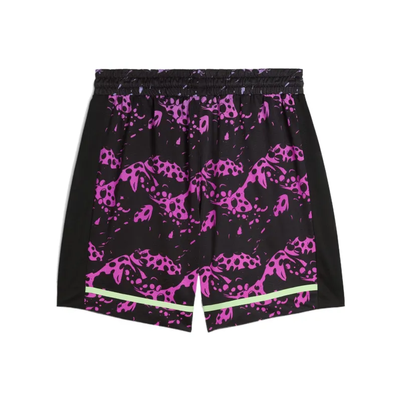 PUMA Shorts De Básquetbol Para Hombre Scoot Purple Lab-1