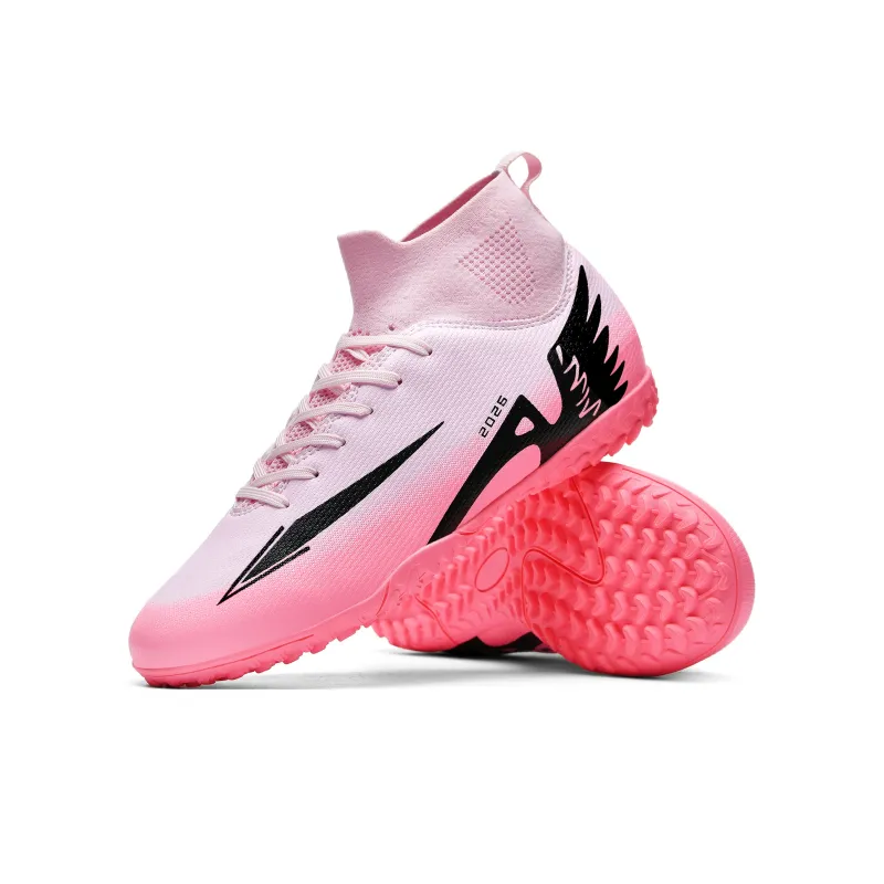 WEJIESS TF Rubber Broken Studs Artificial Ground Anti Slip Wear Resistant Soccer Shoes Unisex-2