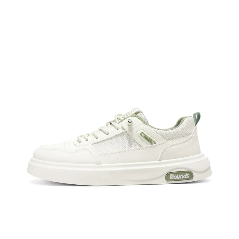 LONGDUIZHANG Running Shoes Men Low Top Beige Green/White Blue-0