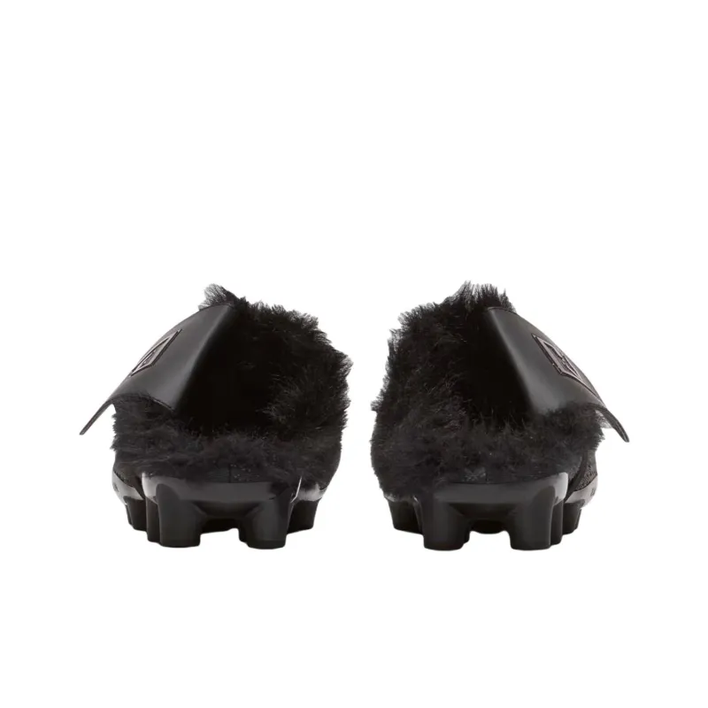 BALMAIN Abrasion Resistant Closed Toe Slippers Men's Black-4