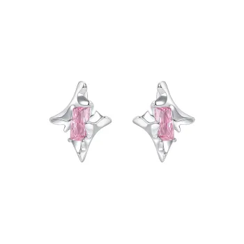 Lady Go S925 Silver Stud Earrings Women's