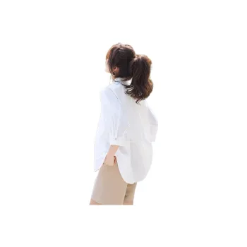 Mo Han Yi Mei Shirts Women's Raw White