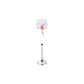 [Single]3mm Colored Diamond Stud Earrings (Medical Titanium Alloy)