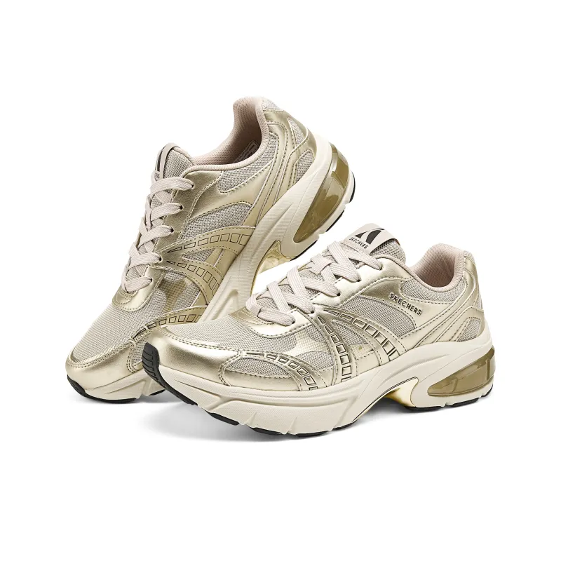 Skechers Anti-Slip Wear-Resistant Low-Top Running Shoes Men's Gray Copper-2