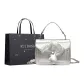 Silver+Shopping Bag