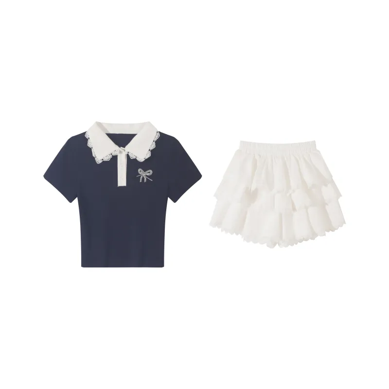 Cosyism Two Piece Skirt Sets Women's-9