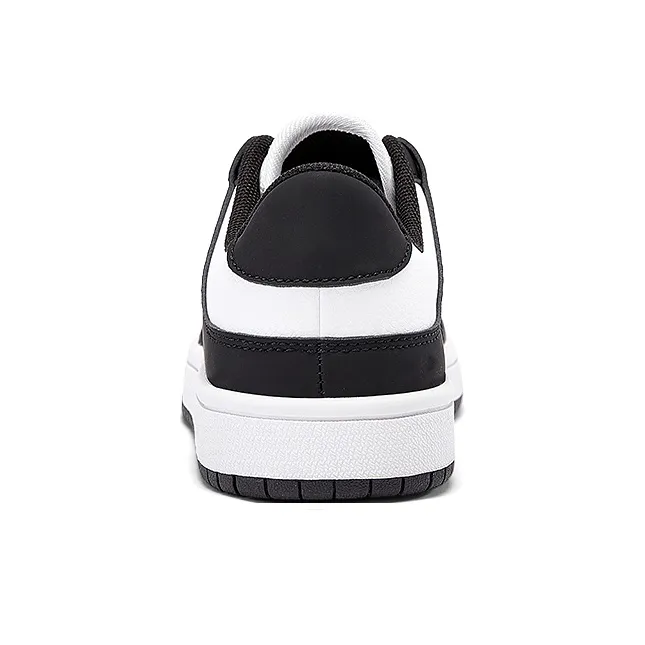 DAPHNE Lightweight Low Top Skateboard Shoes Women's Black White-3