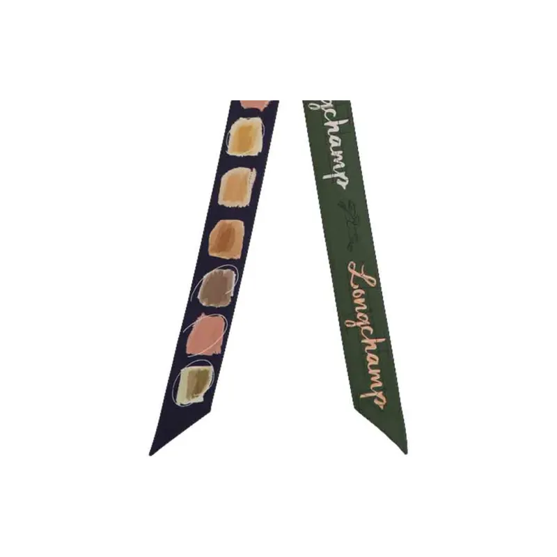 LONGCHAMP La Palette LONGCHAMP Printed Silk Scarf-1