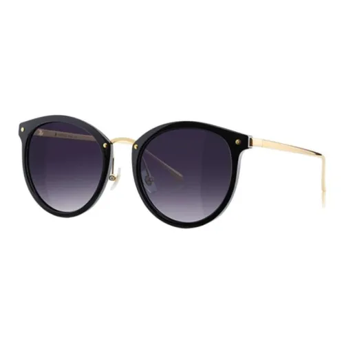 VEGOOS TR/Memory Plastic Metal Oval Sunglasses Women's Multicolor