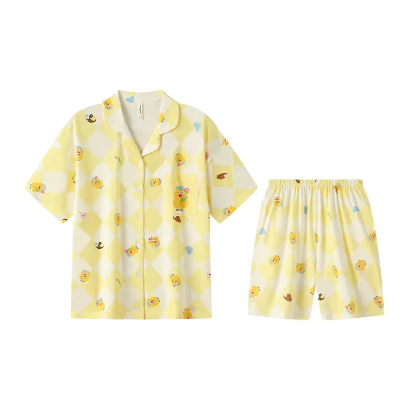 Gongdie x ZAOWUCANXIONGDI,LIANMINGKUAN Pajama Set Women's-0