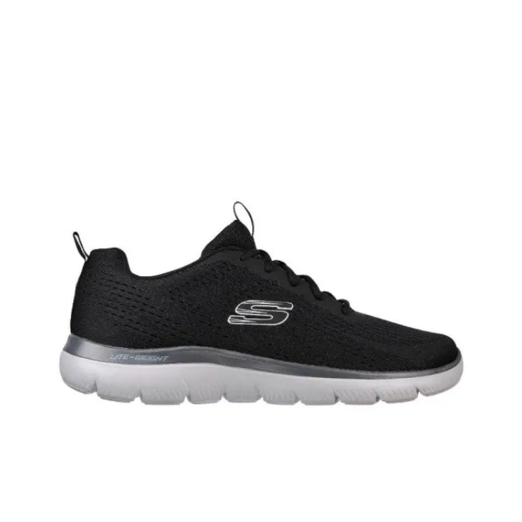 Skechers Summits Low Top Casual Shoes Men's Black-1