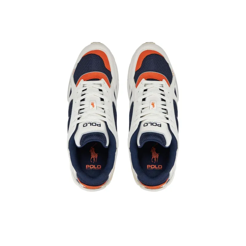 Polo Ralph Lauren Trackster 275 Low Top Casual Shoes Men's White-4