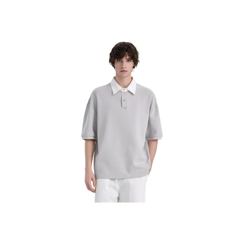 WILD LEADER Polo Shirts Unisex Gray[TW5118298]-0