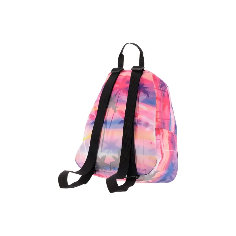 JanSport Polyester Backpack Unisex Pink Purple-3