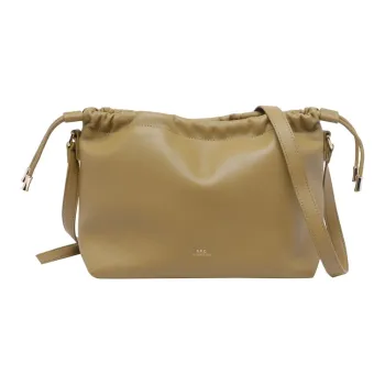 A.P.C Ninon Polyurethane Crossbody Bag, Shoulder Bag Women's Pistachios Green