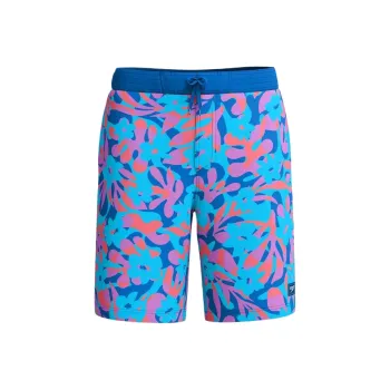 Speedo Swimming Shorts Men's Blue Pink