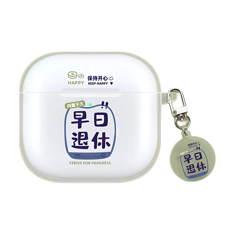 Yoobao Compatibility AirPods4 TPU Transparent Cartoon Headphone Cases-6