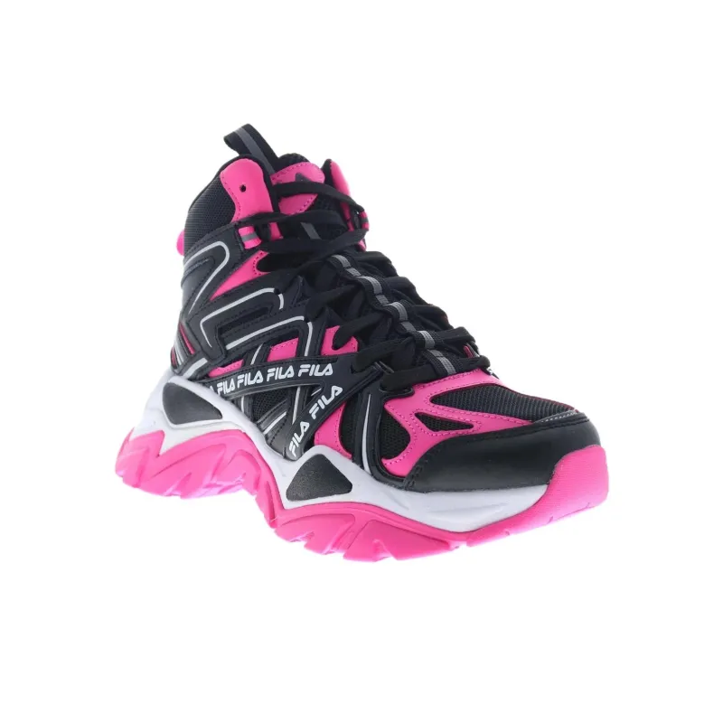 FILA Electrove 2 High Black Pink White Women's-2
