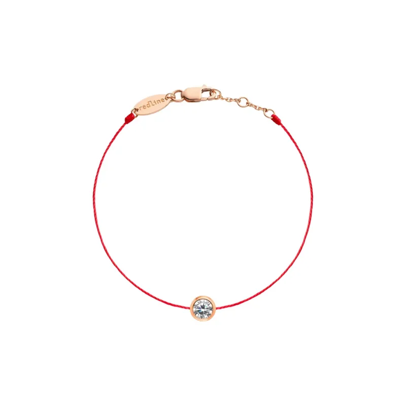 Redline Diamond Bracelets Unisex Rose Gold-0
