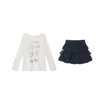 Cosyism Two Piece Skirt Sets Women's