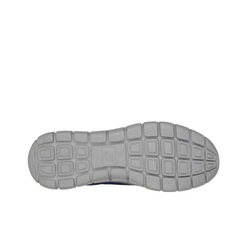Skechers Wide Fit Low Top Training Shoes Men's Marine Blue-3