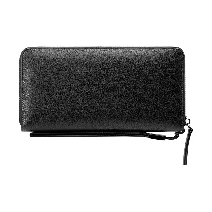 HLA Cow Leather Wallet Unisex Black-1