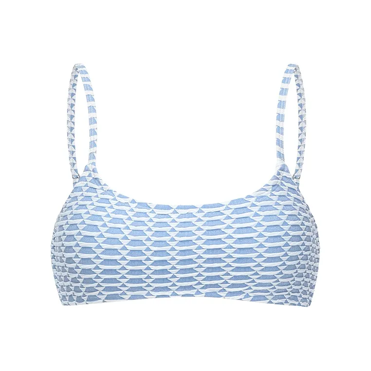 YUKARI SWIM Bikini Women's Blue White-0