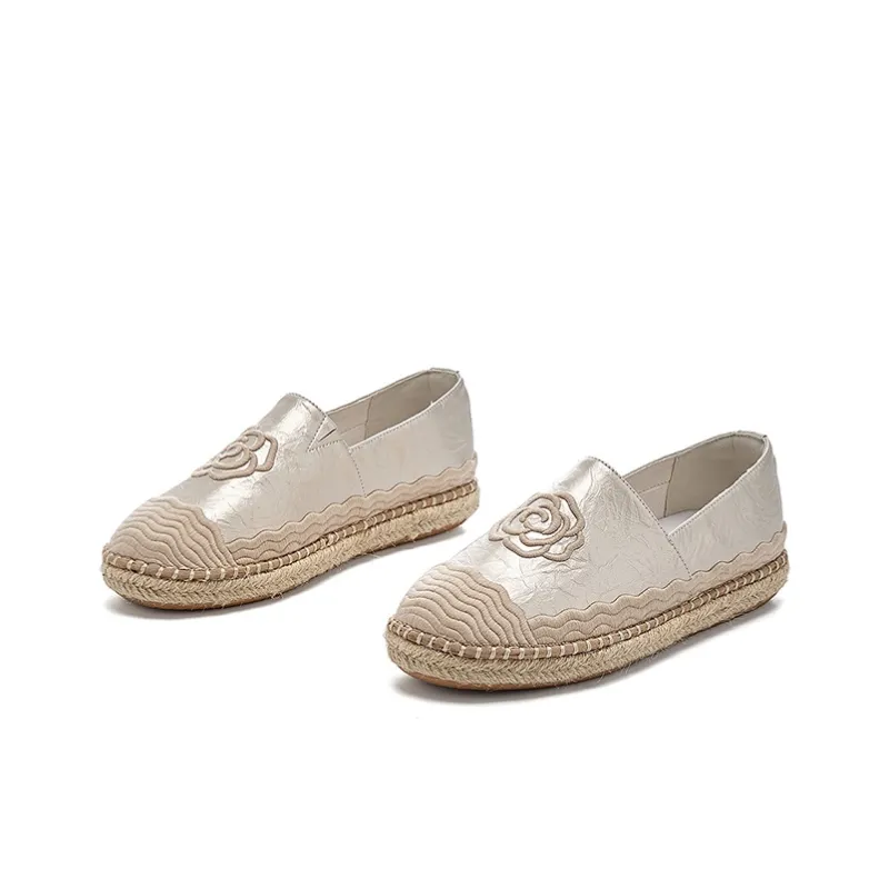 DAPHNE Espadrilles Women's Beige/Silver-7