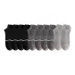 4 Black+4 Dark Gray+2 Light Gray
