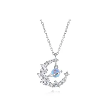 ALI THE FOX S925 Silver Necklaces Women's