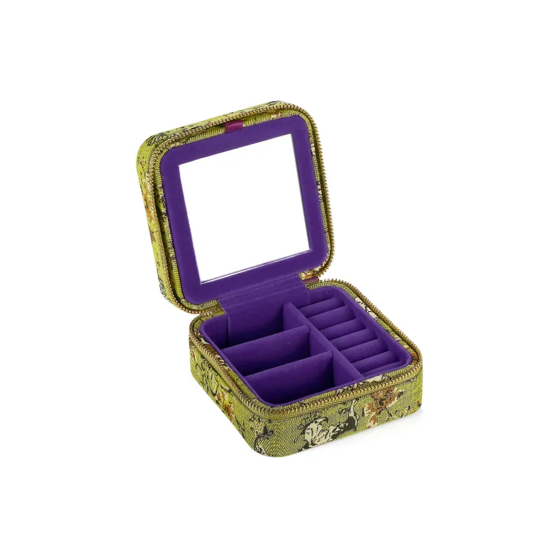 OOAK Lifestyle Series Jacquard Fabric Jewelry Boxes Women's-0